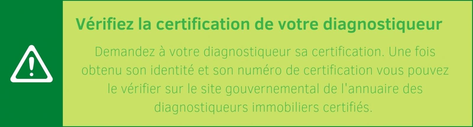 Verification certification